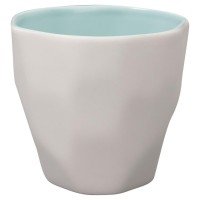 GreenGate Latte Cup "Elements" - 10x9 cm (Pale Blue)