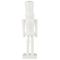 Ib Laursen Figur "Nussknacker mit abgerundete Füße" - 30 cm (Weiß)