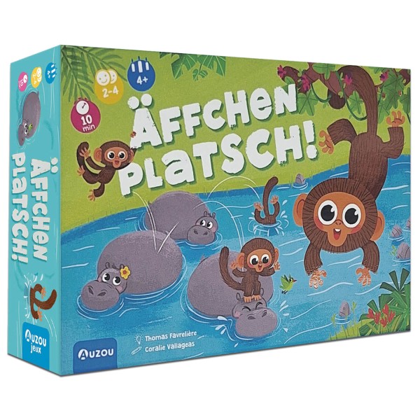 Kinderspiel "Äffchen Platsch" von AUZOU