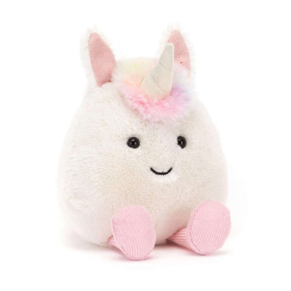 Jellycat Kuscheltier Einhorn "Amuseabean" (Weiß)