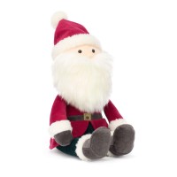 Jellycat Kuscheltier Weihnachtsmann - 42 cm (Rot/Weiß)