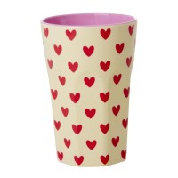 rice Melamin Becher "Darling Hearts" - L (Bunt)