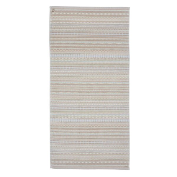 Pip Studio Badehandtuch "Geometric Print" - 70x140 cm (Sand)