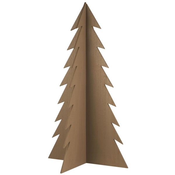 Ib Laursen Holz-Tannenbaum stehend - 50x90 cm (Braun)