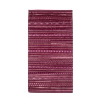 Pip Studio Handtuch "Geometric Print" - 55x100 cm (Dark Pink)