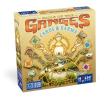 Strategiespiel "Rajas of the Ganges - Cards & Karma" von HUCH!