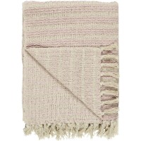 Ib Laursen Plaid - 160x130 cm (Creme/Hellrosa)