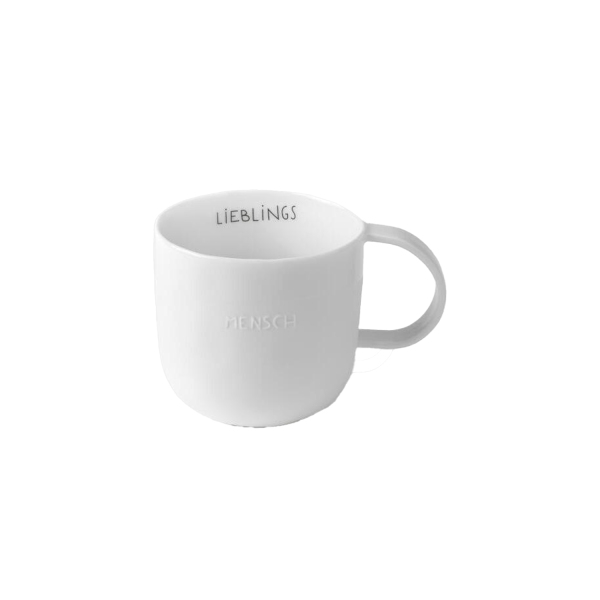 Tasse "Guten Morgen - Lieblingsmensch" - 300ml (Weiß) von räder Design