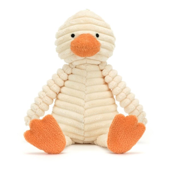 Jellycat Kuscheltier Baby-Ente "Cordy Roy" - 34 cm (Cream)