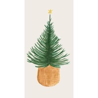 Ib Laursen Papierservietten "Tannenbaum" - 16 Stk (Beige/Grün)