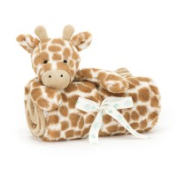 Jellycat Kuscheldecke Giraffe "Bashful" - 9x70x56 cm (Braun)