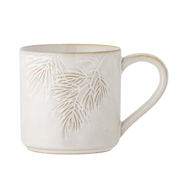 Bloomingville Tasse "Winter"- 8,5x8,5 cm (Natur)