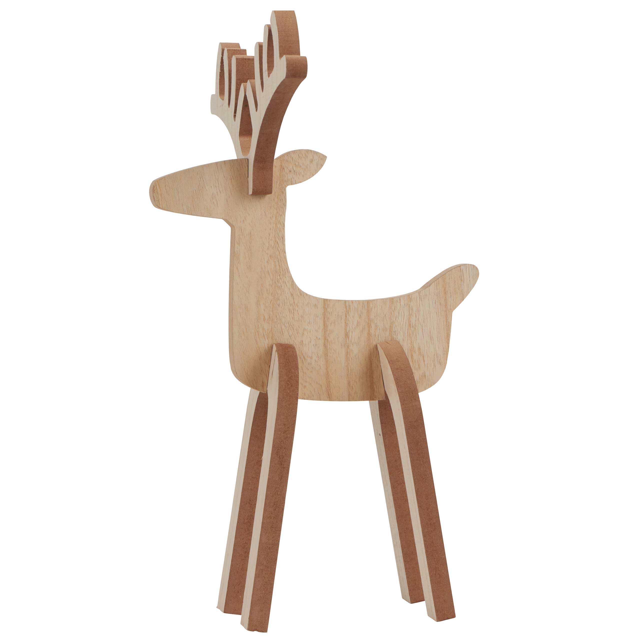 Ib Laursen Holz Rentier Rudolph