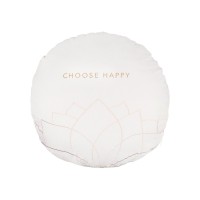 Kissen "Zen Spirit - Choose happy" (Weiß) von räder Design