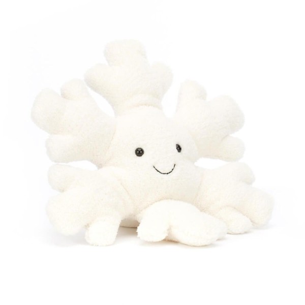 Jellycat Kuscheltier Schneeflocke "Amuseable" - Large (Weiß)