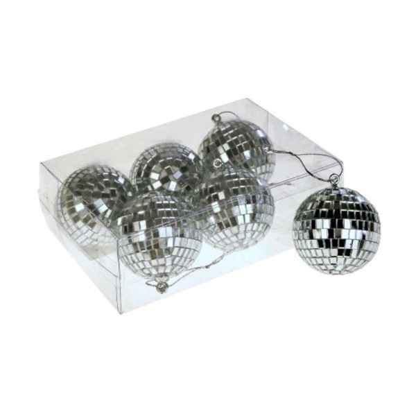 Discokugeln im 6er-Set - 5 cm (Silber) von Werner Voß