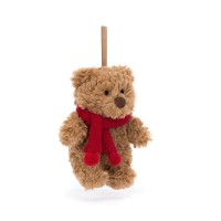 Jellycat Weihnachtsanhänger "Bartholomew" - 12 cm (Braun)