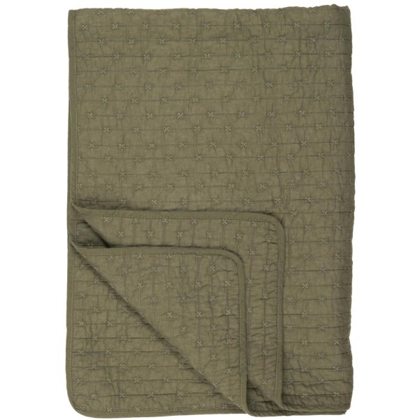 Ib Laursen Quilt - 180x130 cm (Olive)