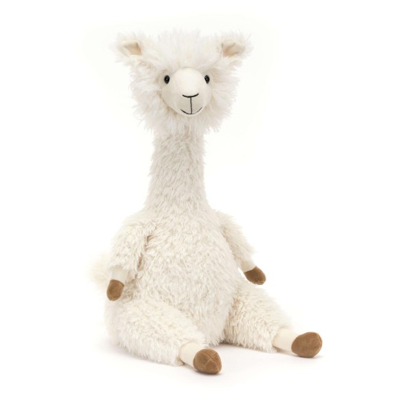 Jellycat Kuscheltier Alpaka "Alonso" (Weiß)