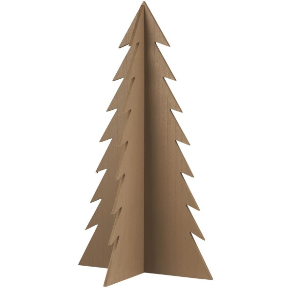 Ib Laursen Holz-Tannenbaum stehend - 39,5x70 cm (Braun)