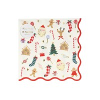 Papierservietten "Jolly Christmas" (Bunt) von meri meri