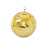 rice Anhänger "Disco Ball" - L (Gold)