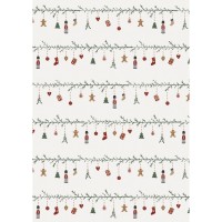 Ib Laursen Geschenkpapier "My Nostalgic Christmas" - 5 m (Bunt)