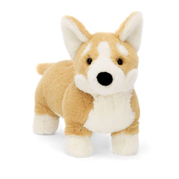 Jellycat Kuscheltier Hund "Betty Corgi" - 26 cm (Hellbraun/Weiß)