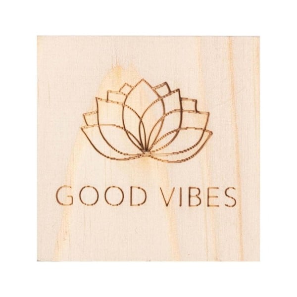 Glückskästchen "Zen Spirit - Good Vibes" (Weiß) von räder Design