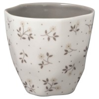 GreenGate Latte Cup "Elements Eileen" - 10x9 cm (Weiß)